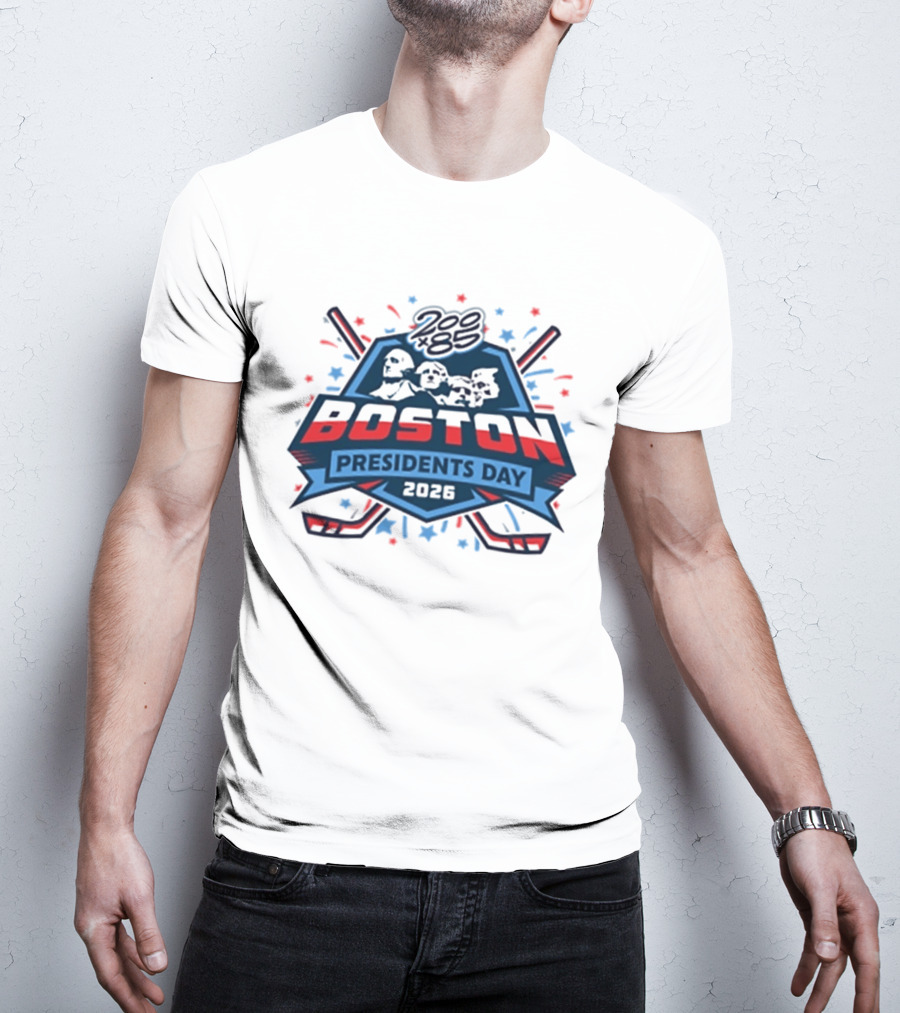 Boston Presidents Day 2026 200×85 Tournament Series T-Shirt