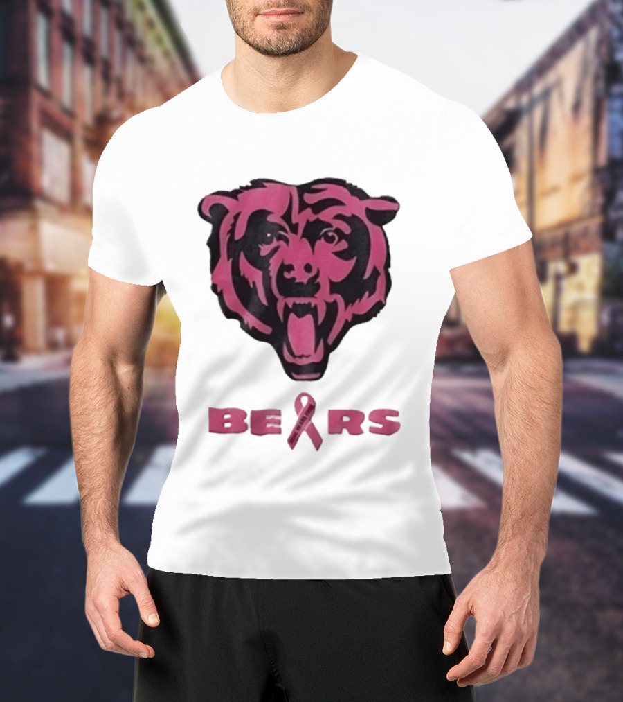 Chicago Bears Real Fans Wear Pink Breast Cancer Awareness 2026 T-Shirt