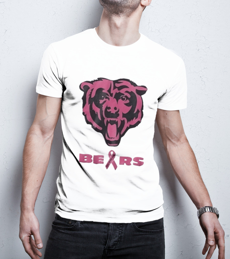 Chicago Bears Real Fans Wear Pink Breast Cancer Awareness 2026 T-Shirt