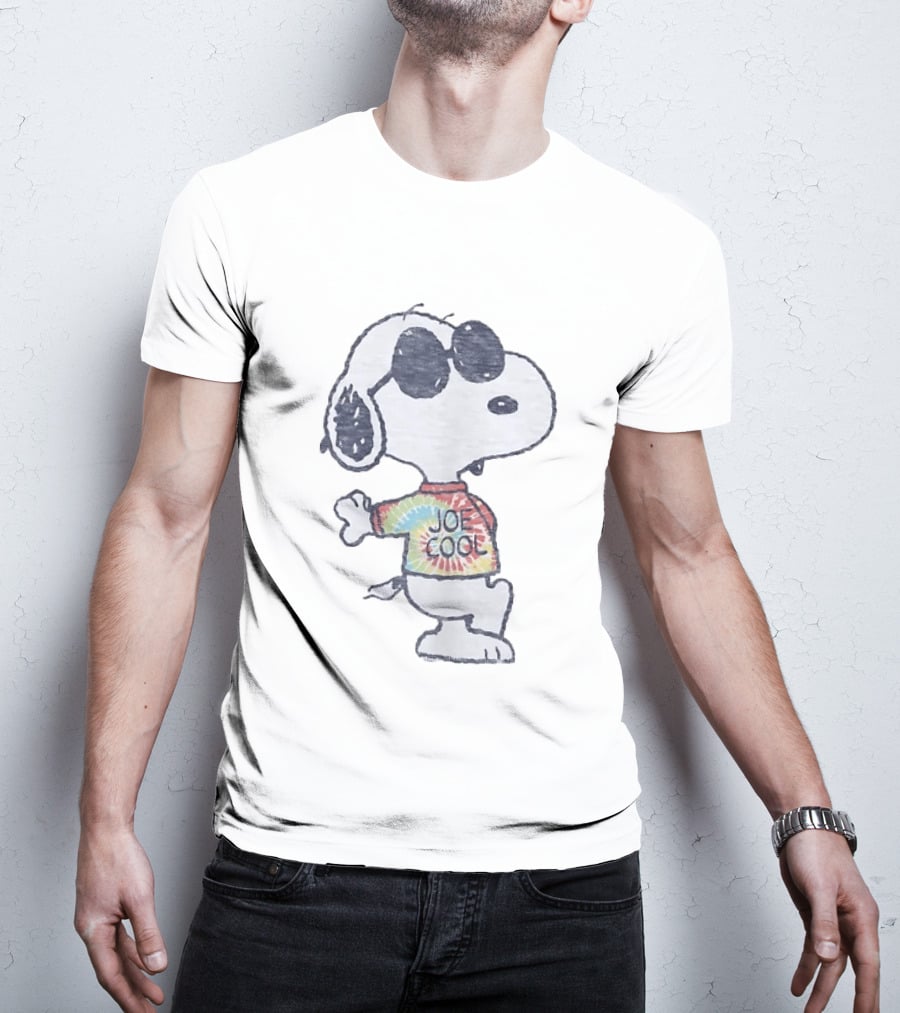 Joe Cool Snoopy Tie Dye Peanuts T-Shirt
