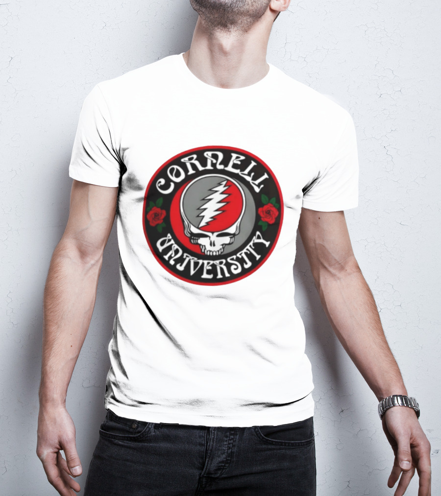 Cornell University Grateful Dead Steal Your Face Roses 2026 T-Shirt