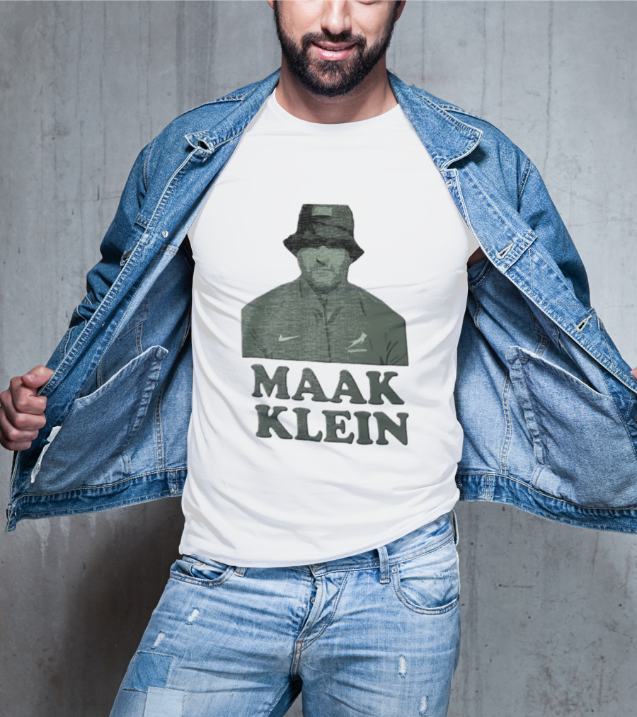 Rassie Erasmus South Africa Rugby Maak Klein Nike Jacket T-Shirt