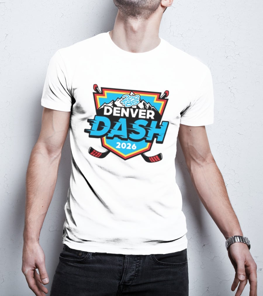 Denver Dash 2026 200×85 Tournament Series Hockey Event T-Shirt