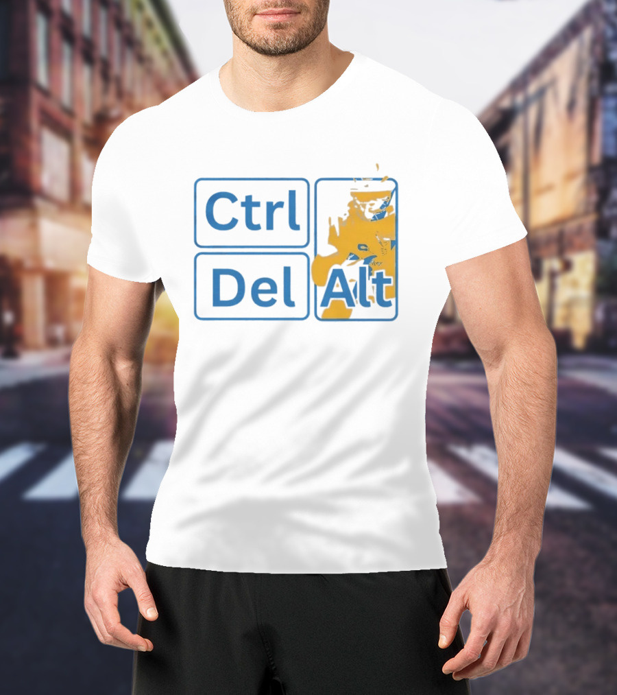 Los Angeles Football Ctrl Del Alt Gaming Keyboard Sports T-Shirt