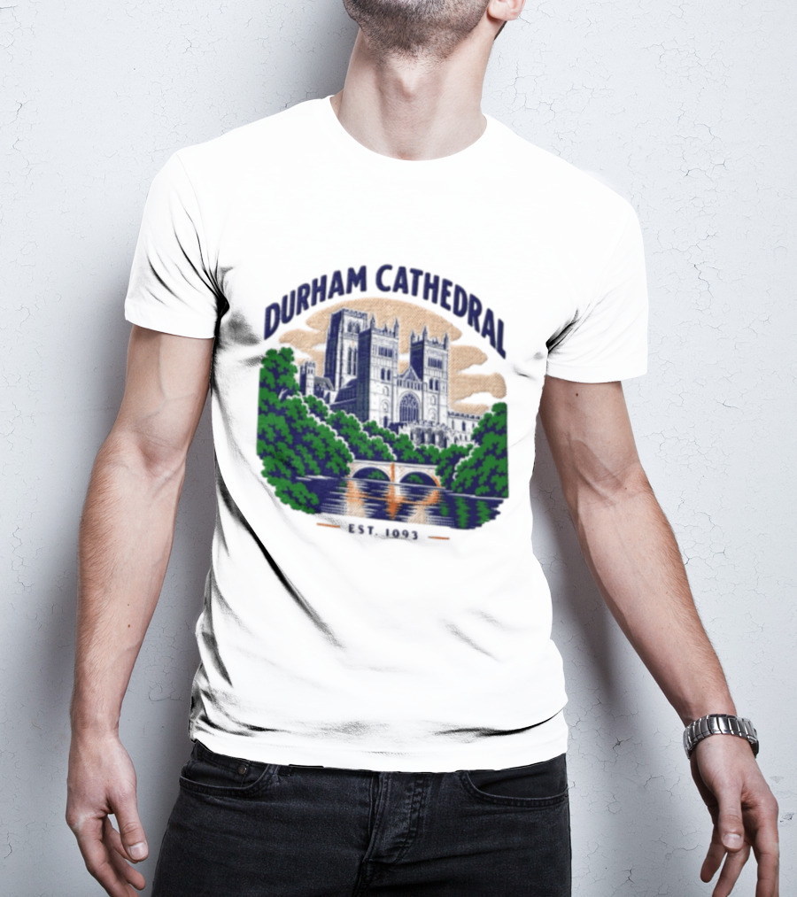 Durham Cathedral Est 1093 Iconic Landmark Travel Souvenir T-Shirt