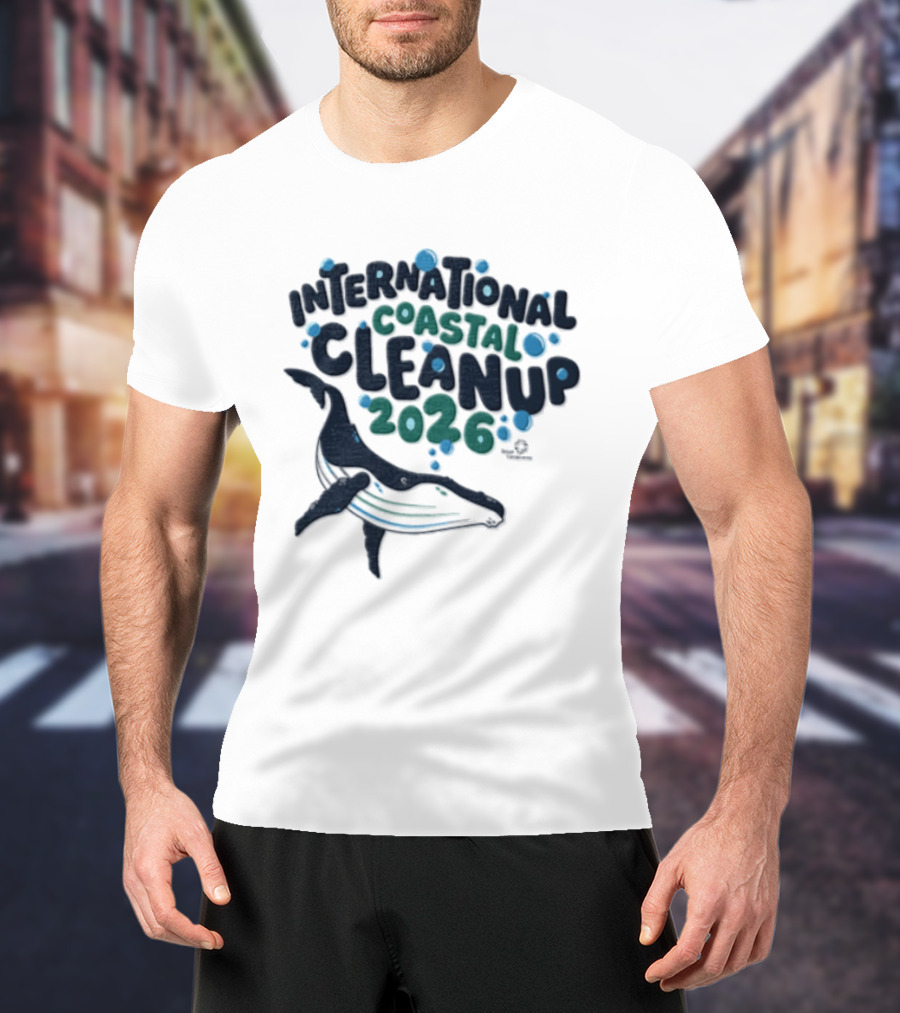 International Coastal Cleanup 2026 Humpback Whale T-Shirt