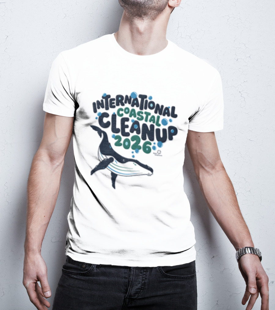 International Coastal Cleanup 2026 Humpback Whale T-Shirt