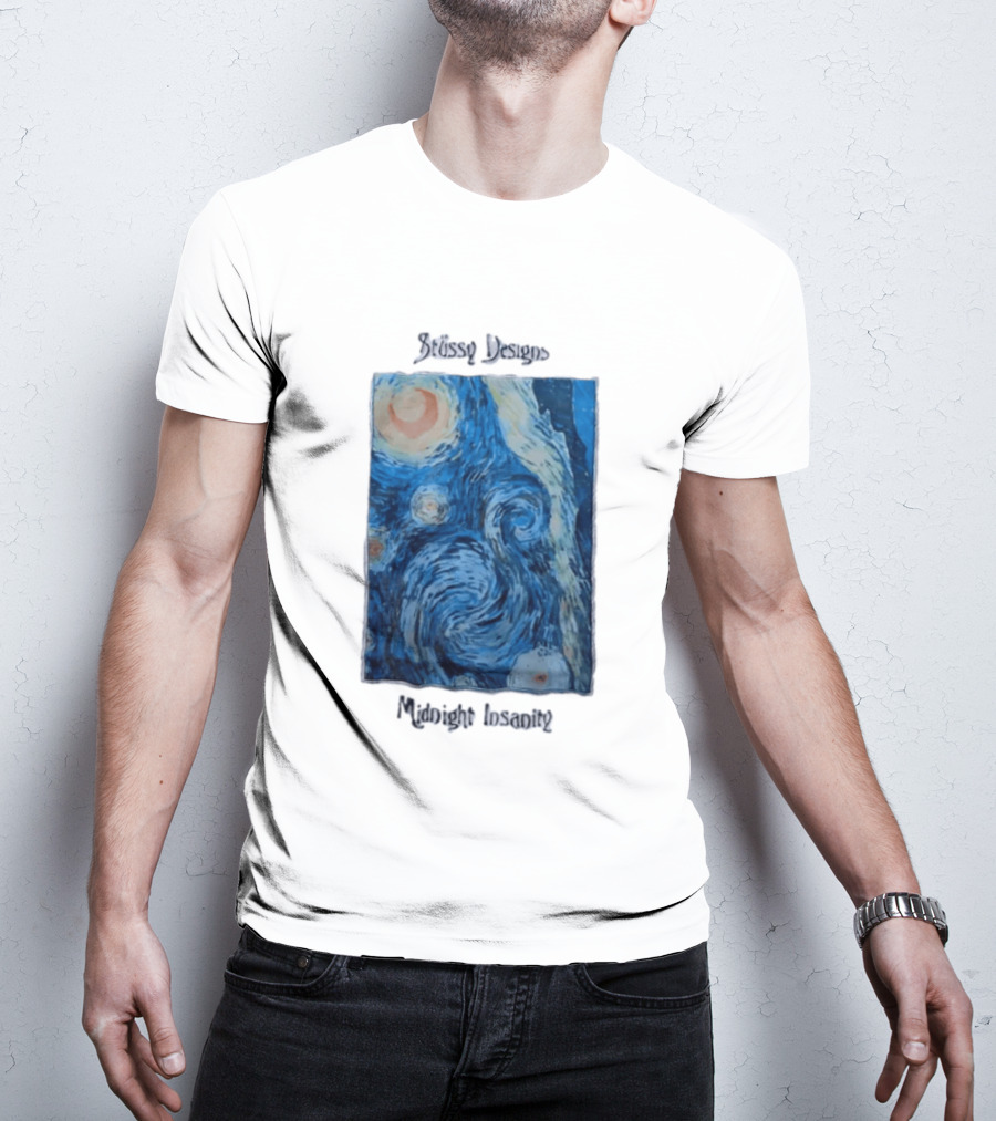 Stüssy Midnight Insanity The Starry Night T-Shirt