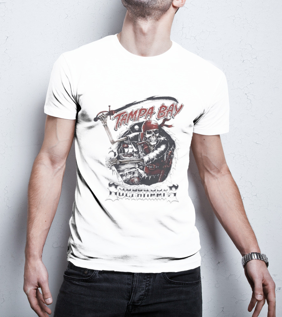 Tampa Bay Buccaneers Skeleton Pirate T-Shirt