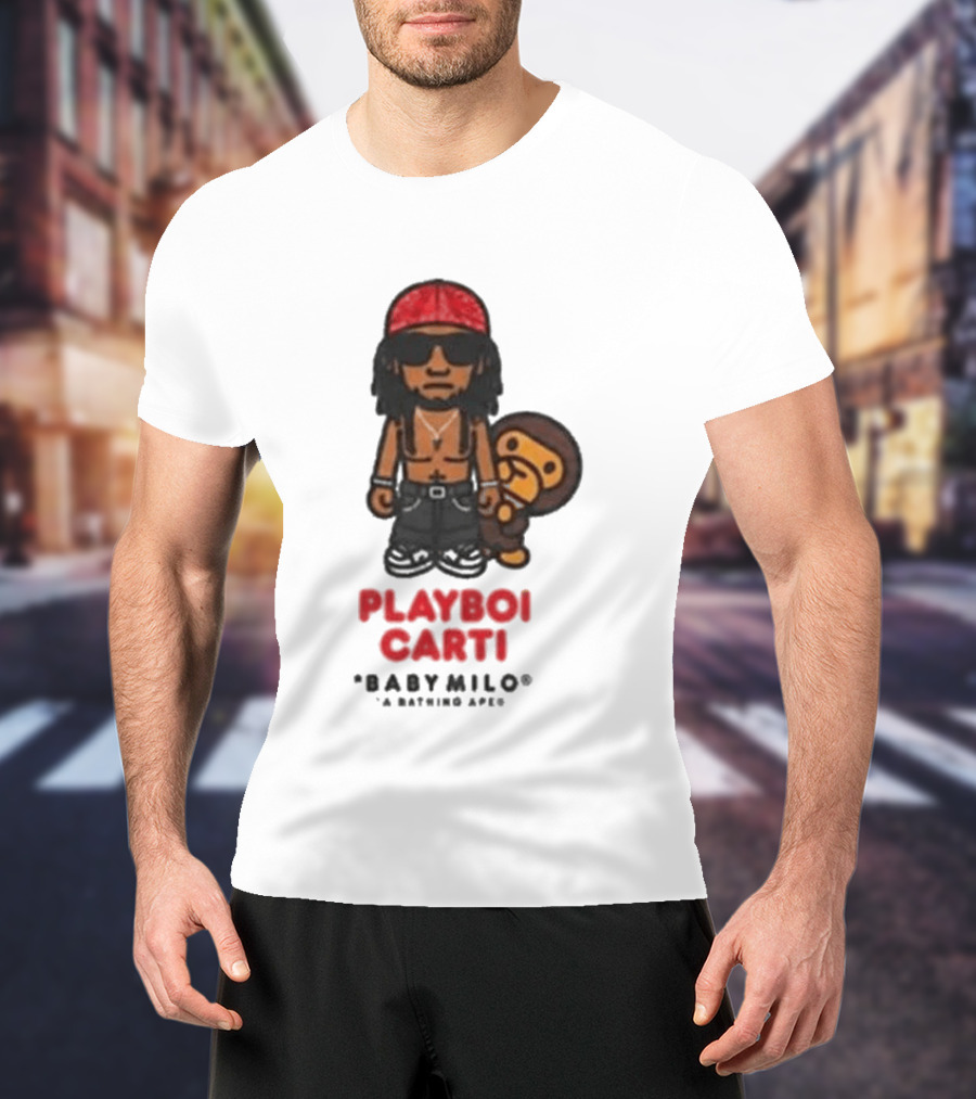 Playboi Carti Baby Milo A Bathing Ape Collaboration T-Shirt