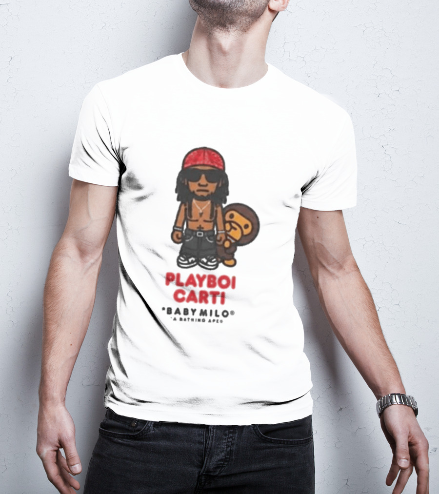 Playboi Carti Baby Milo A Bathing Ape Collaboration T-Shirt