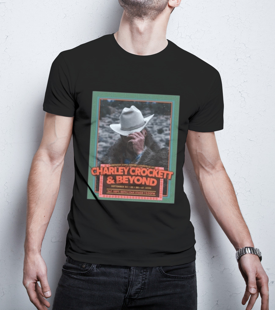 Charley Crockett & Beyond Kentucky Expo Center Louisville KY September 24 27 2026 Oak Stage Event T-Shirt