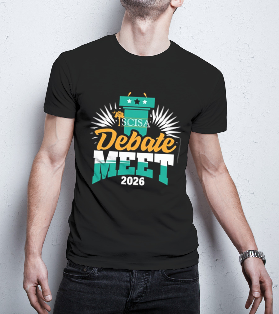 SCISA Debate Meet 2026 Podium Stars Event T-Shirt