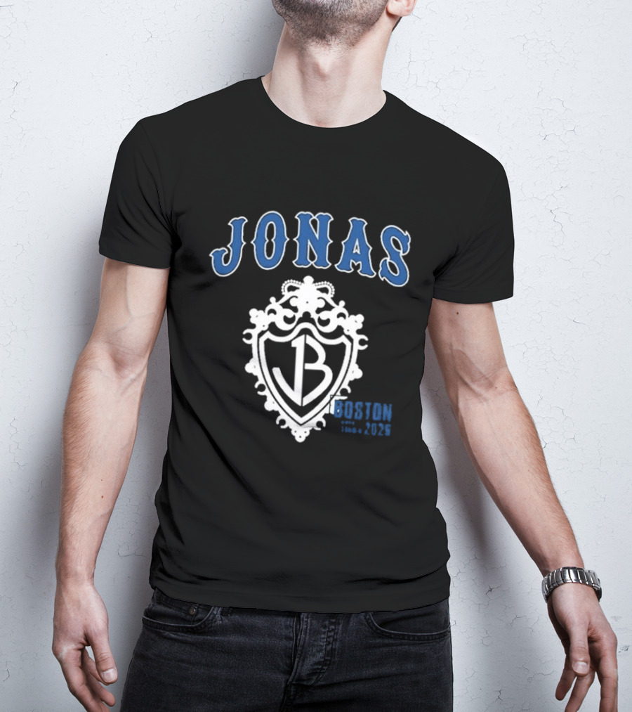 Jonas Brothers The Burning Up Tour All Over Again Boston MA Sep 25 2026 T-Shirt