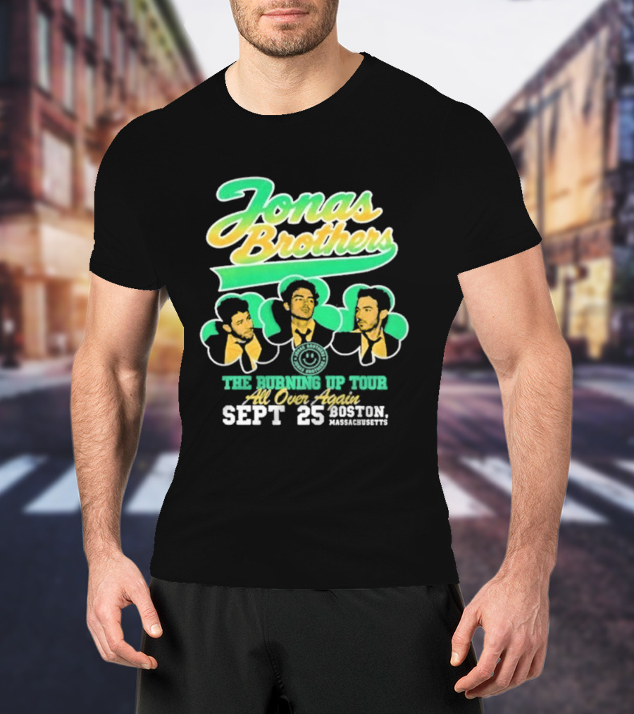 Jonas Brothers The Bringing Up Tour All Over Again Sept 25 Boston Massachusetts T-Shirt