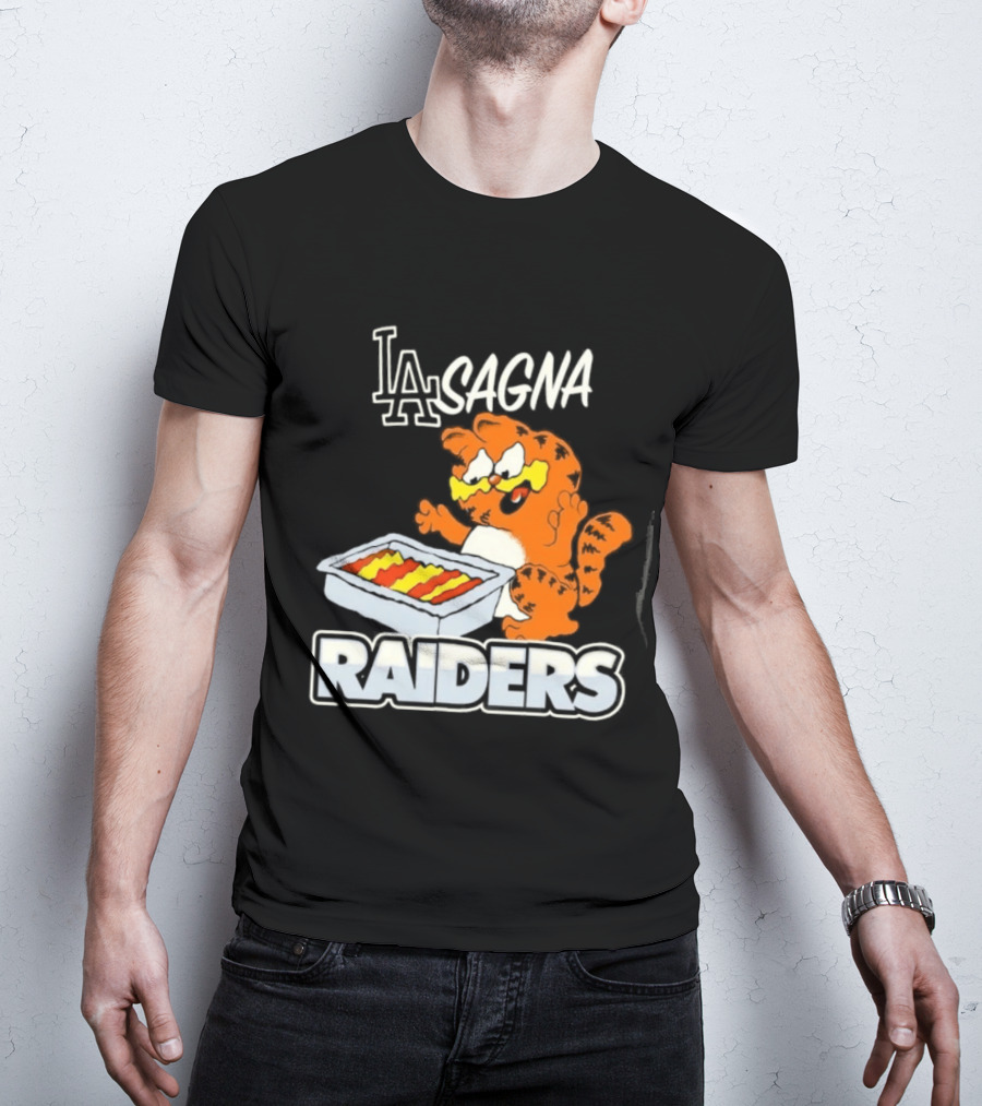 LA Lasagna Cat Raiders T-Shirt