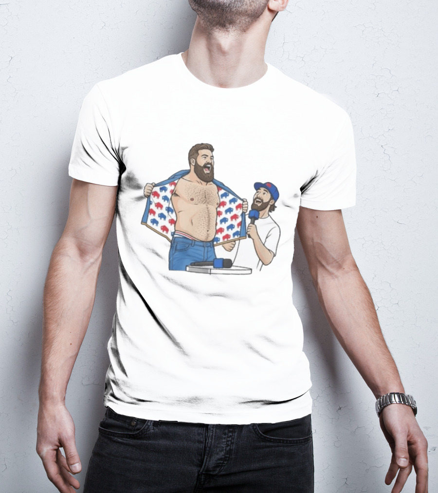 Ryan Fitzpatrick Less Buffalo Bills Celebration With Josh Allen T-Shirt