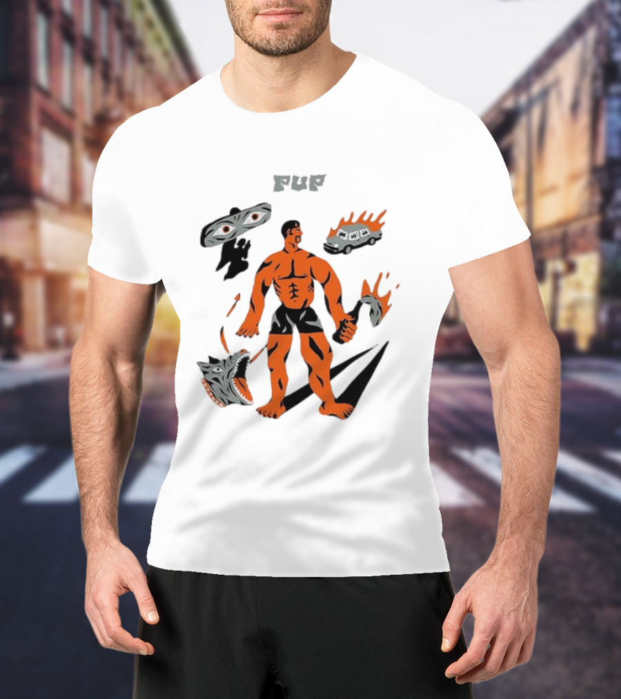 Pup Band Punk Rock Alternative Music Fire Eyed Van And Warrior Scene T-Shirt