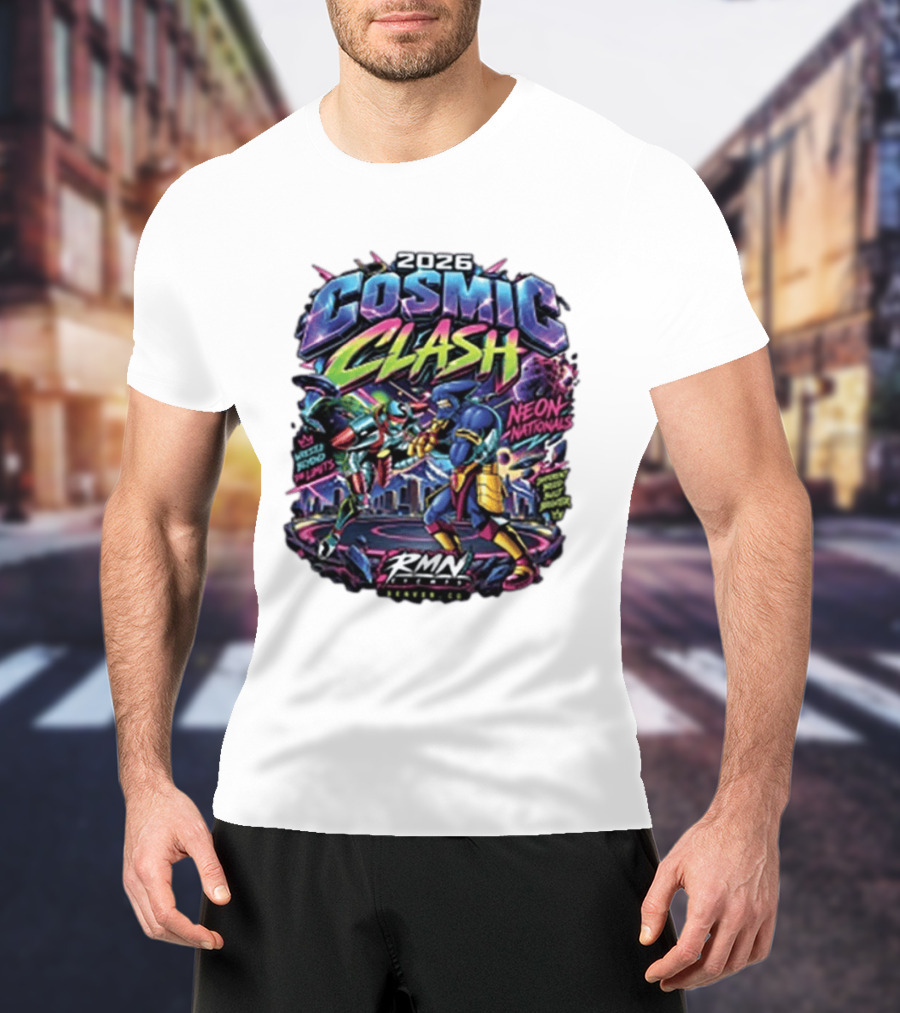 2026 Cosmic Clash Neon Nationals RMN Events T-Shirt