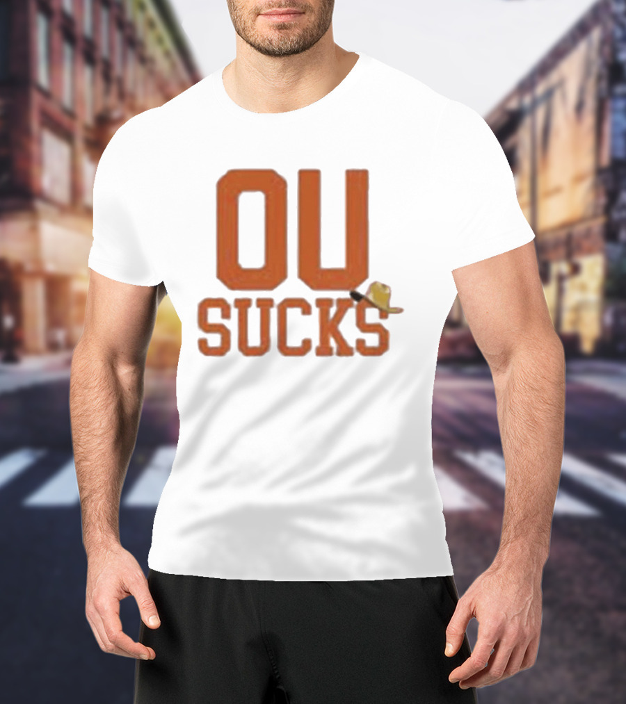 OU Sucks Texas Longhorn Rivalry T-Shirt