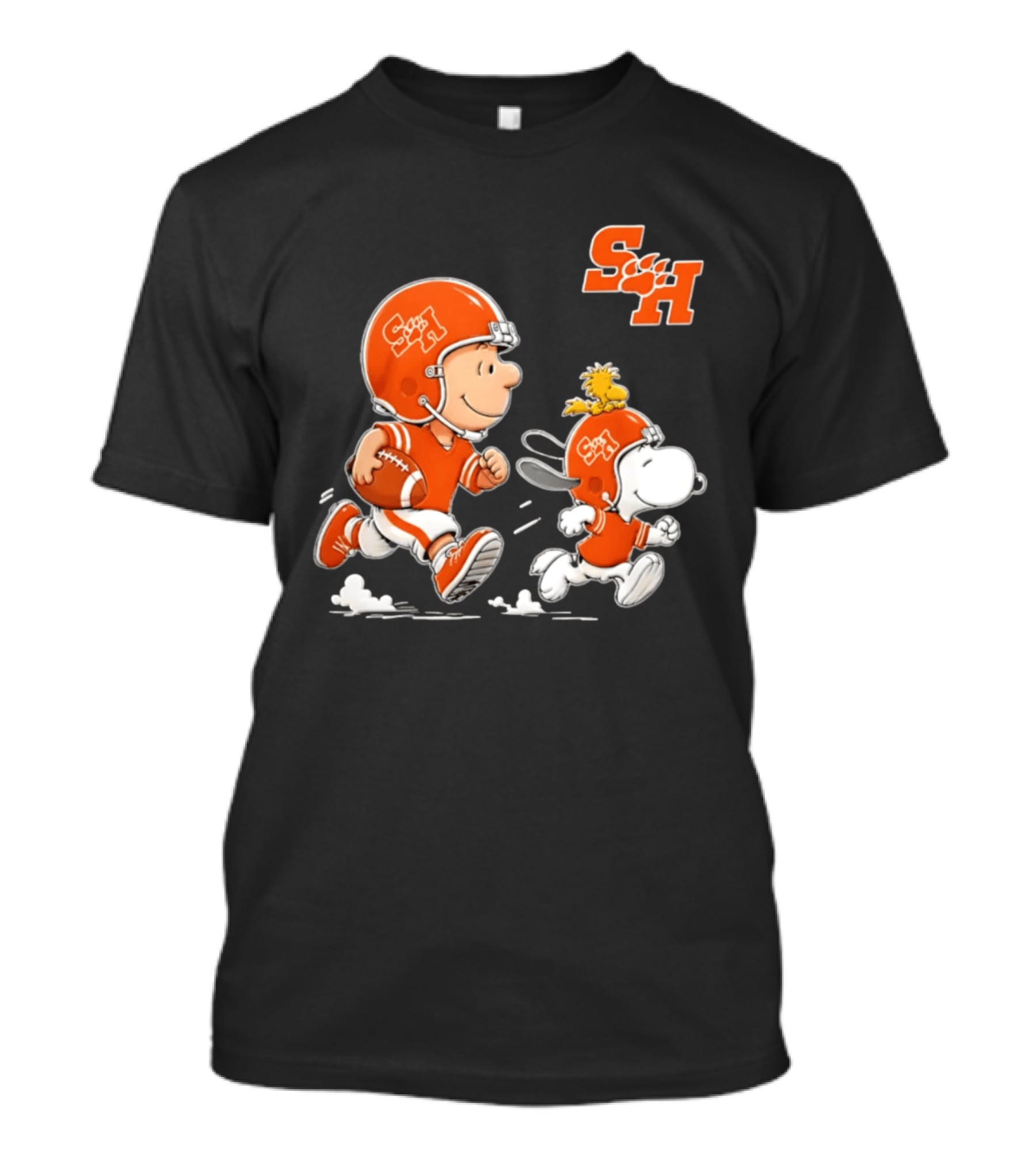 Charlie Brown And Snoopy Sam Houston Bearkats Football 2026 T-Shirt