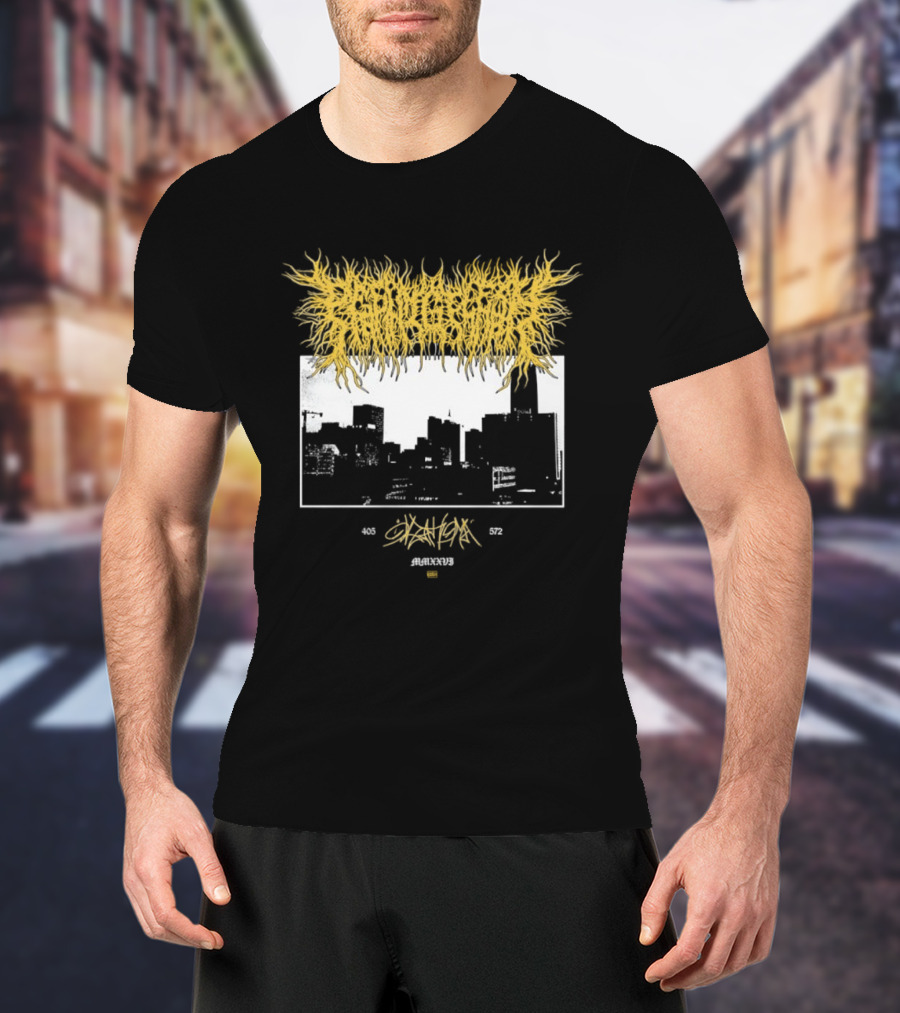 Deathoma 405 572 MMXXVI Cityscape Death Metal Amagiri Skreamxx T-Shirt