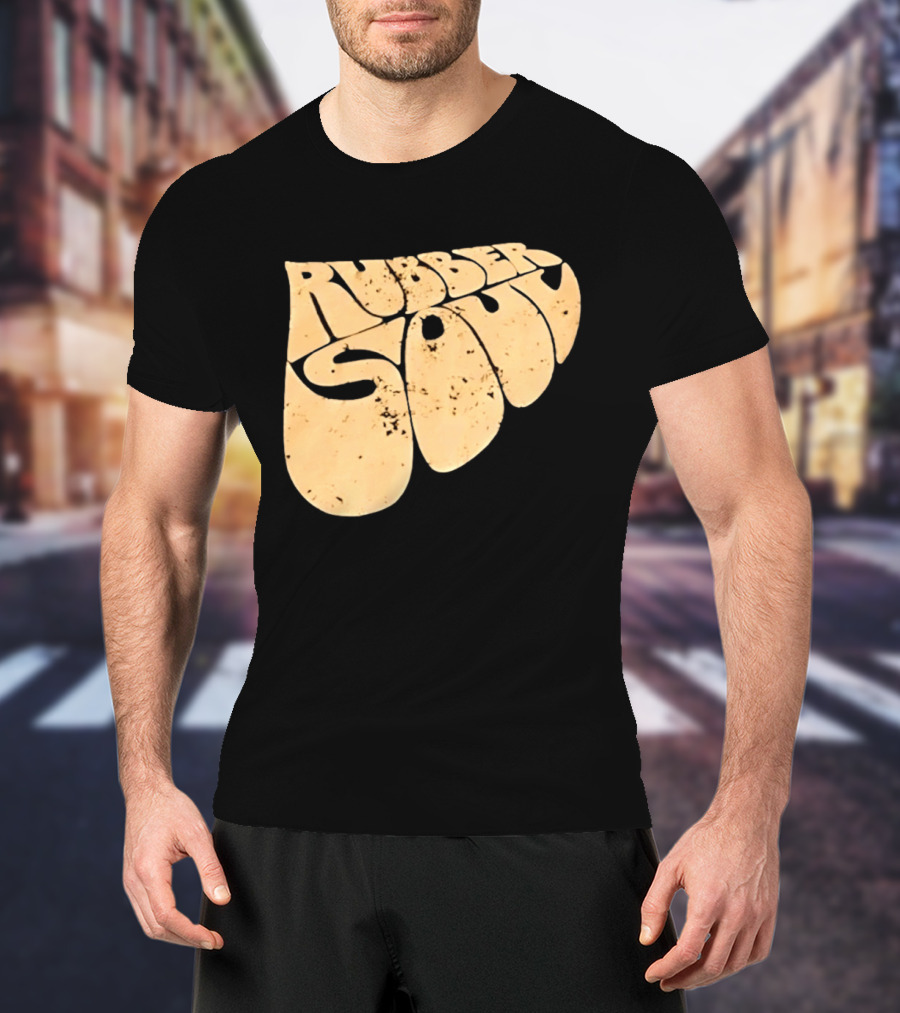 Distressed Rubber Soul Vintage Classic Rock T-Shirt