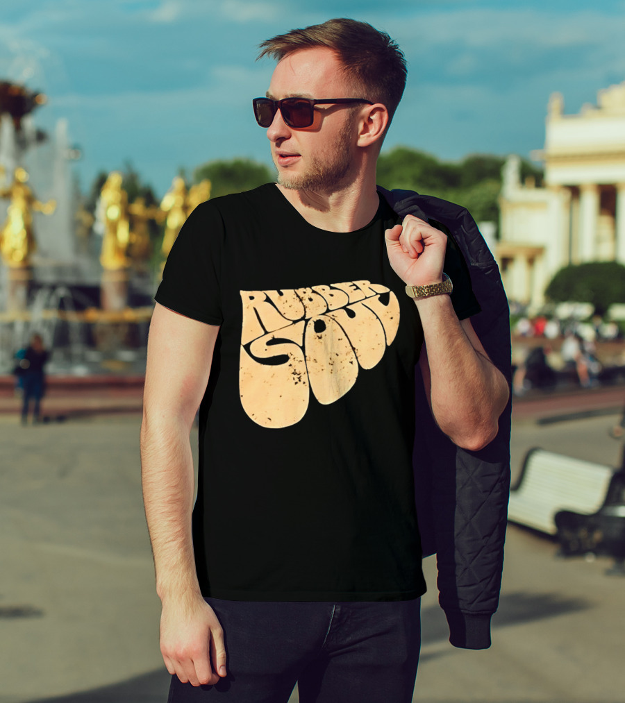 Distressed Rubber Soul Vintage Classic Rock T-Shirt