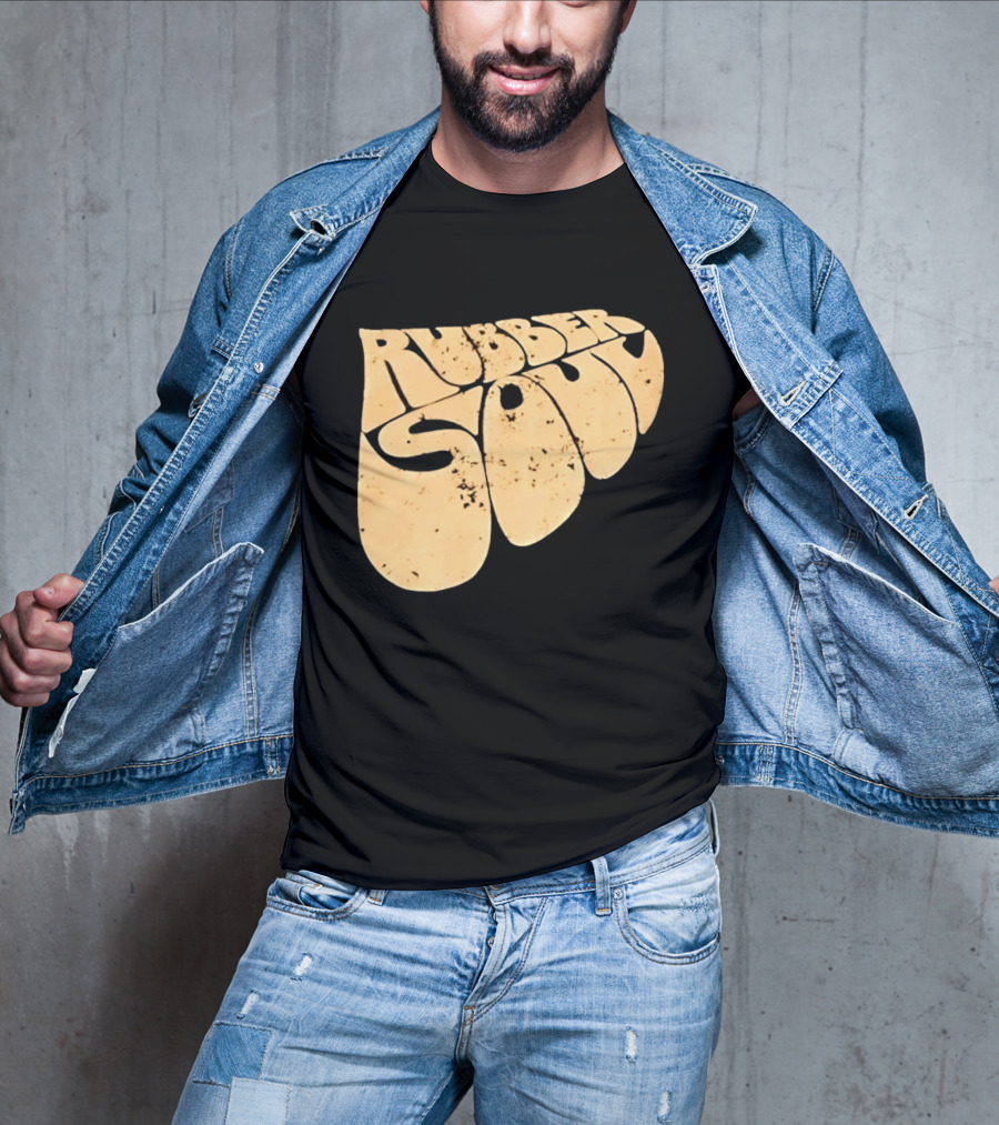 Distressed Rubber Soul Vintage Classic Rock T-Shirt