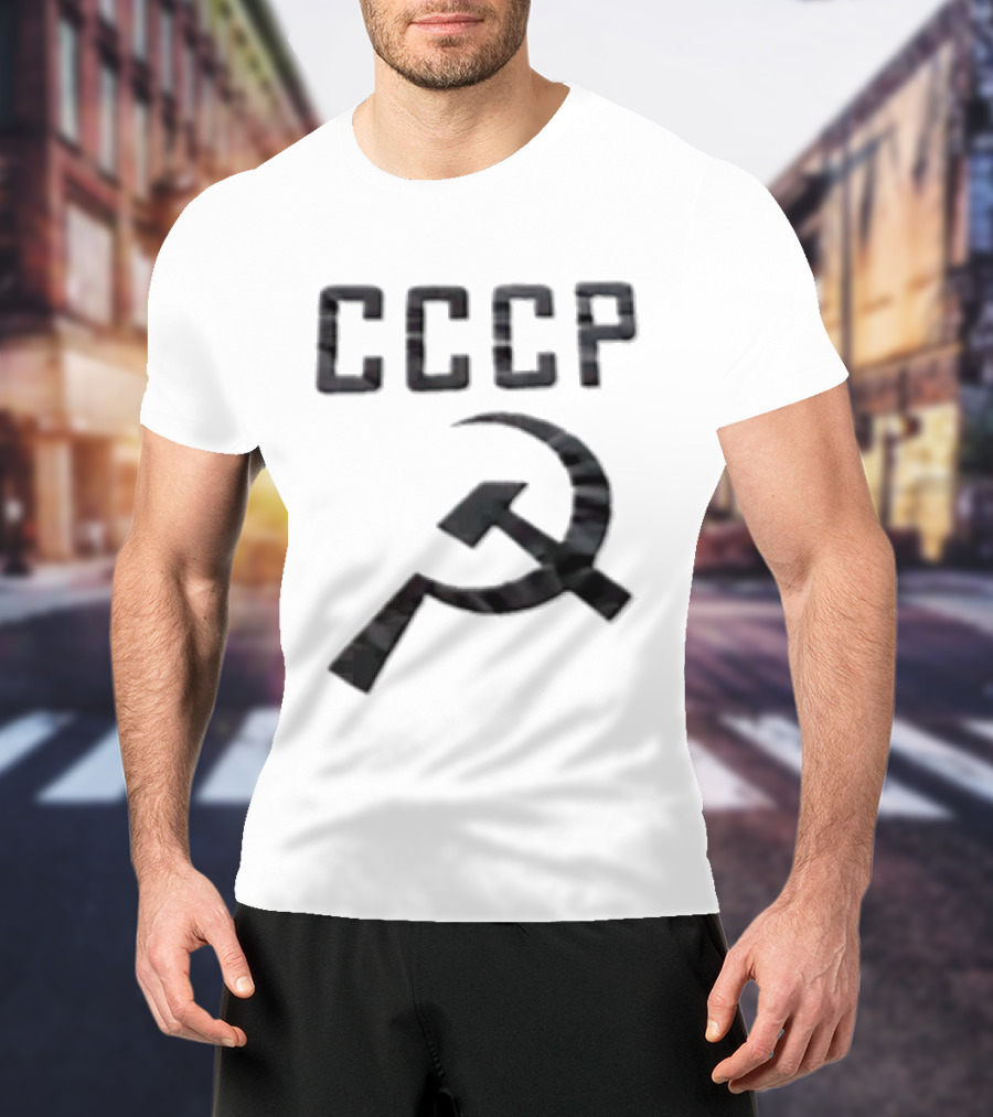 CCCP Black Hammer And Sickle T-Shirt