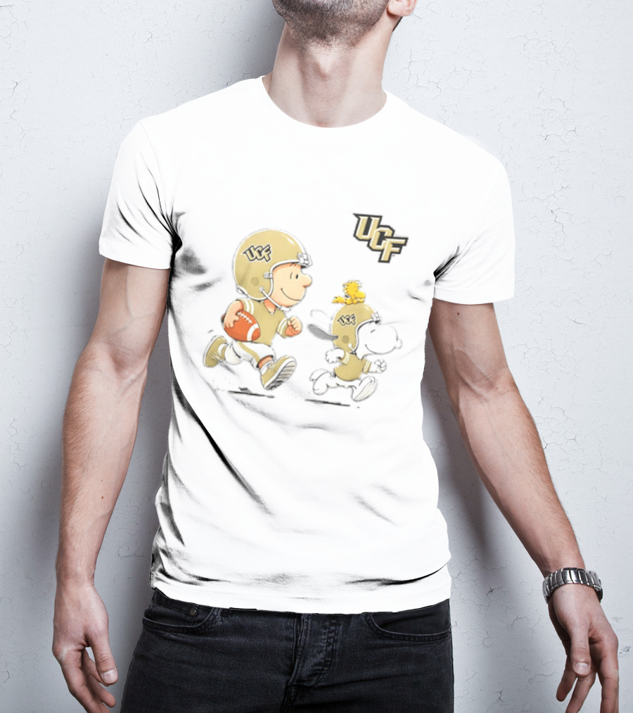 Charlie Brown Snoopy Woodstock UCF Knights Football 2026 T-Shirt