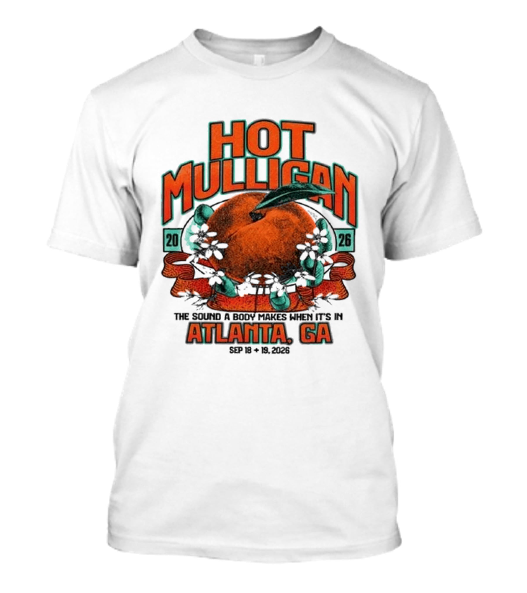 Hot Mulligan The Sound A Body Makes Atlanta GA 2026 Sep 18 19 T-Shirt
