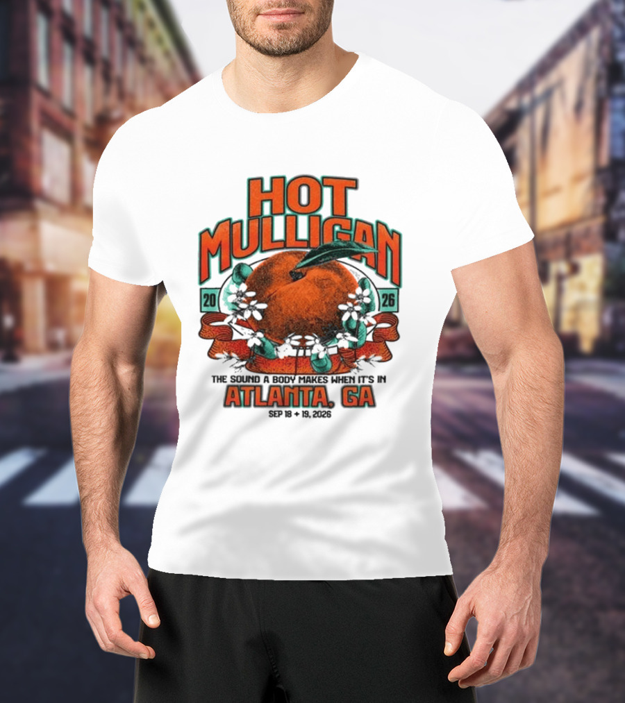 Hot Mulligan The Sound A Body Makes Atlanta GA 2026 Sep 18 19 T-Shirt
