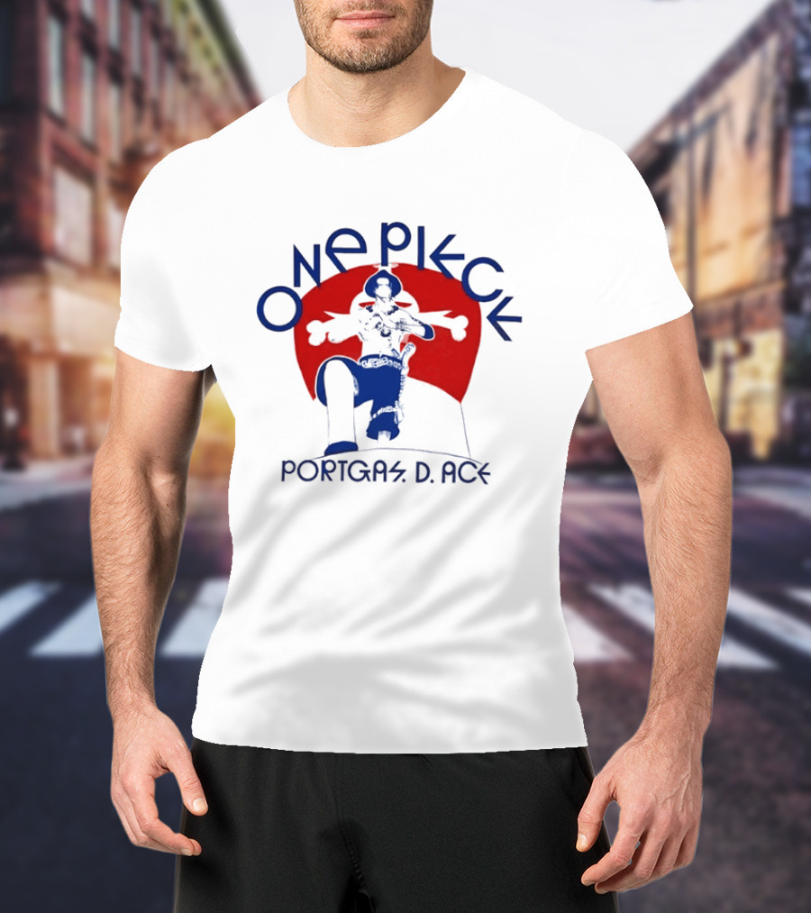 One Piece Portgas D Ace Manga Anime T-Shirt