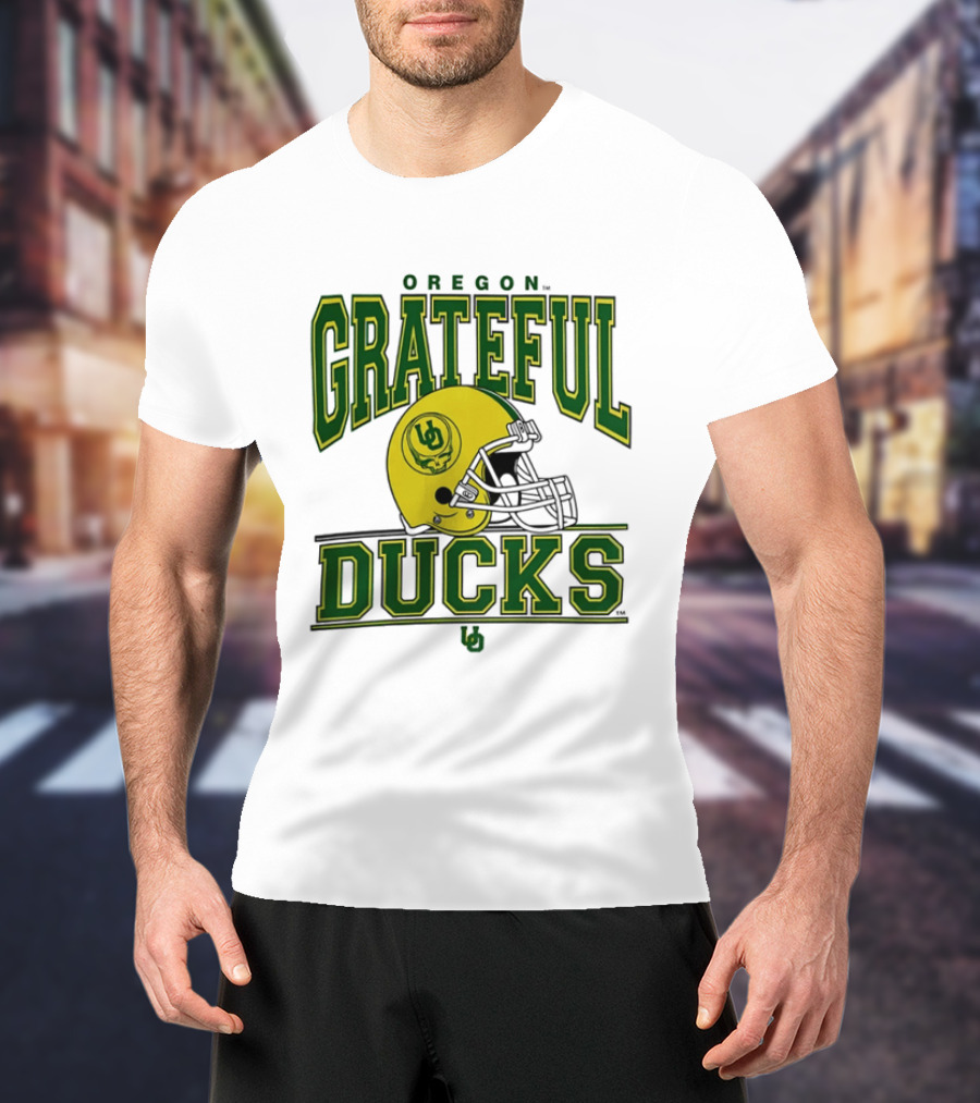 Oregon Grateful Ducks Helmet T-Shirt
