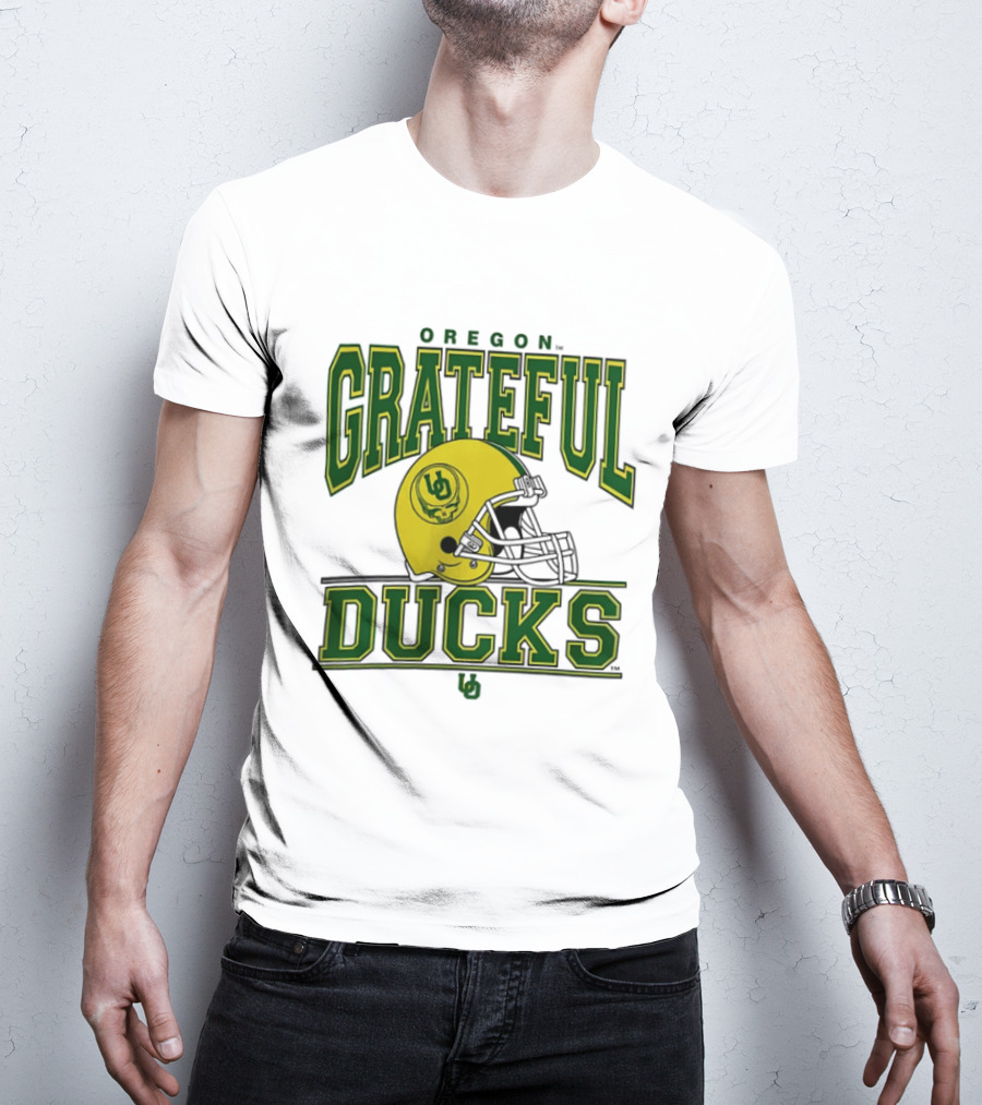 Oregon Grateful Ducks Helmet T-Shirt