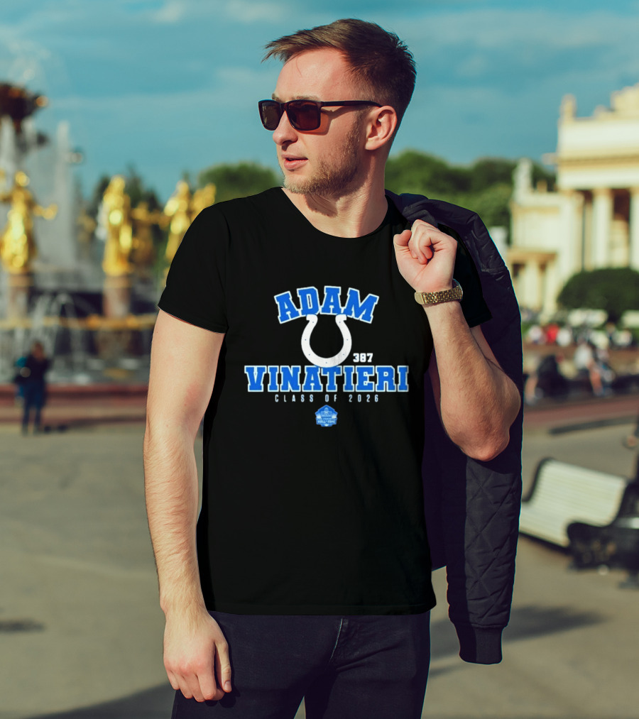 Adam Vinatieri Colts Hall Of Fame Class Of 2026 387 T-Shirt