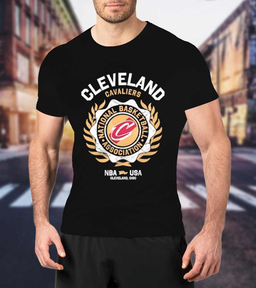 Cleveland Cavaliers National Basketball Association NBA USA Distressed T-Shirt