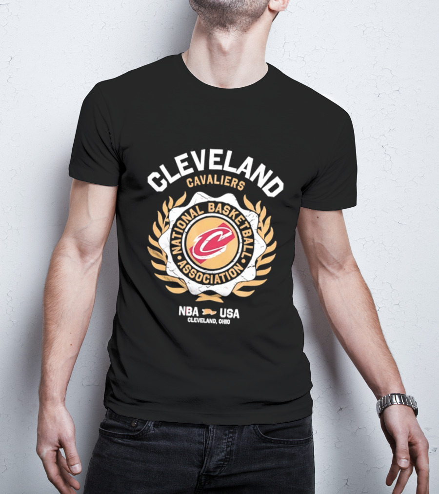Cleveland Cavaliers National Basketball Association NBA USA Distressed T-Shirt