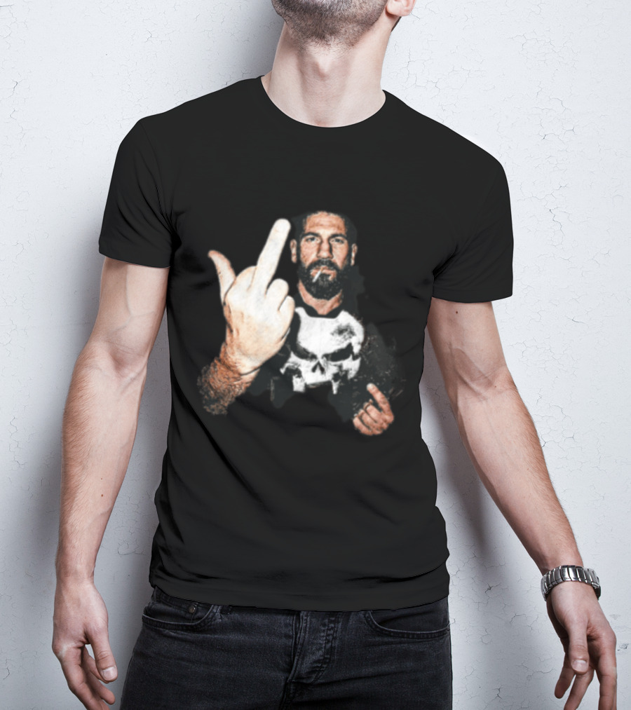 Jon Bernthal Punisher Middle Finger Iconic Gesture T-Shirt