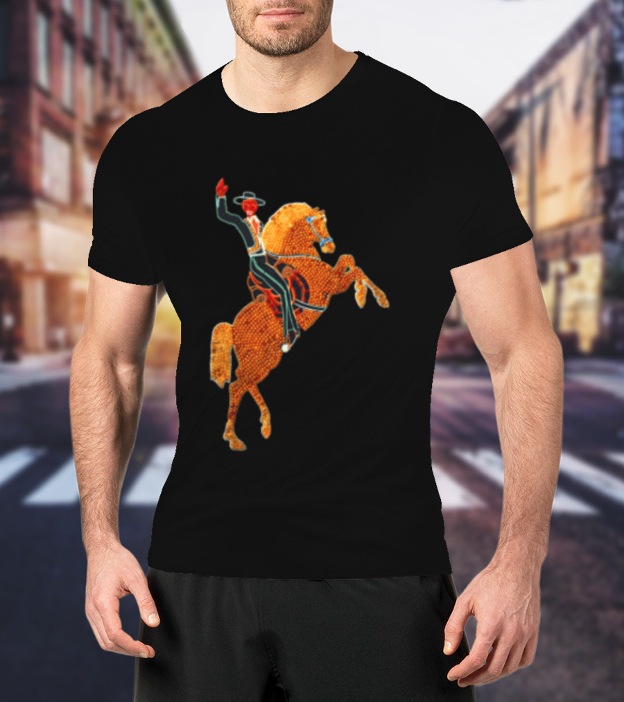 Las Vegas Cowboy Neon Sign T-Shirt
