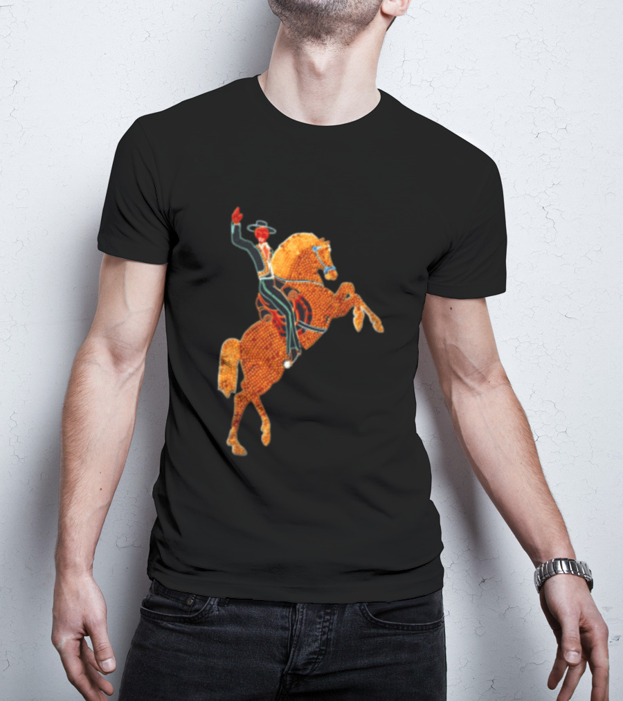 Las Vegas Cowboy Neon Sign T-Shirt