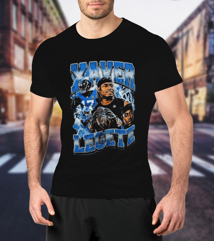 Xavier Legette Carolina Football Sports Tribute With Mac T-Shirt