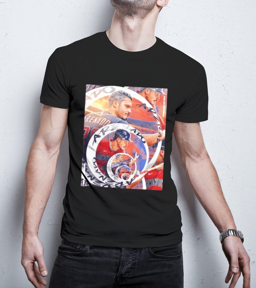 Nolan Arenado Arizona Diamondbacks Baseball Spiral Collage T-Shirt