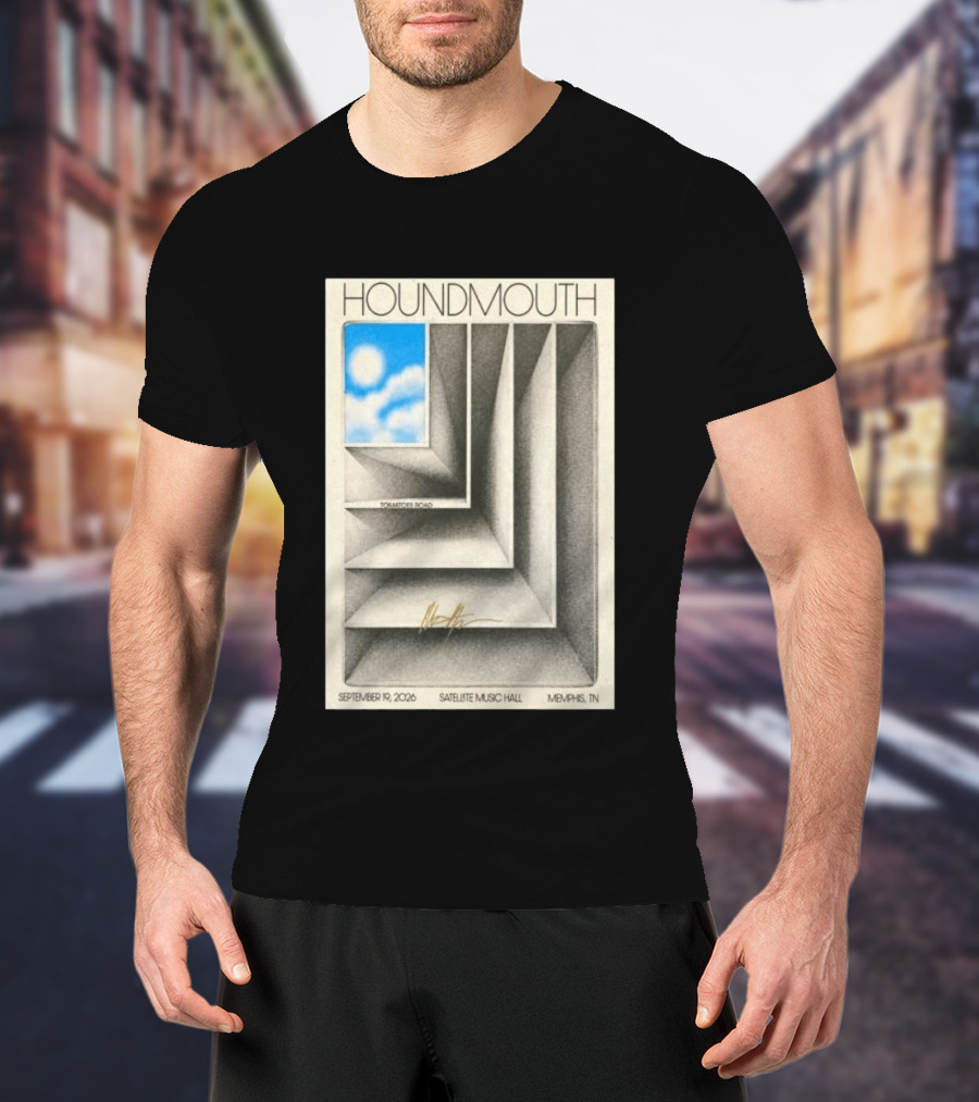 Houndmouth September 19 2026 Satellite Music Hall Memphis TN Tour T-Shirt