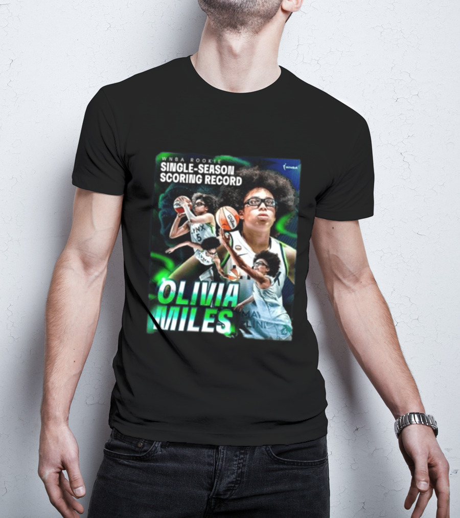 WNBA Rookie Single Season Scoring Record Olivia Miles T-Shirt