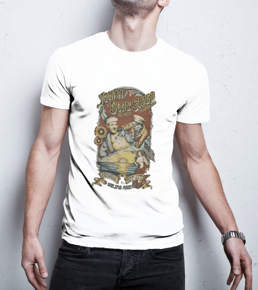Johnny Blue Skies And The Dark Clouds Live San Diego California Sep 13th Viejas Arena T-Shirt