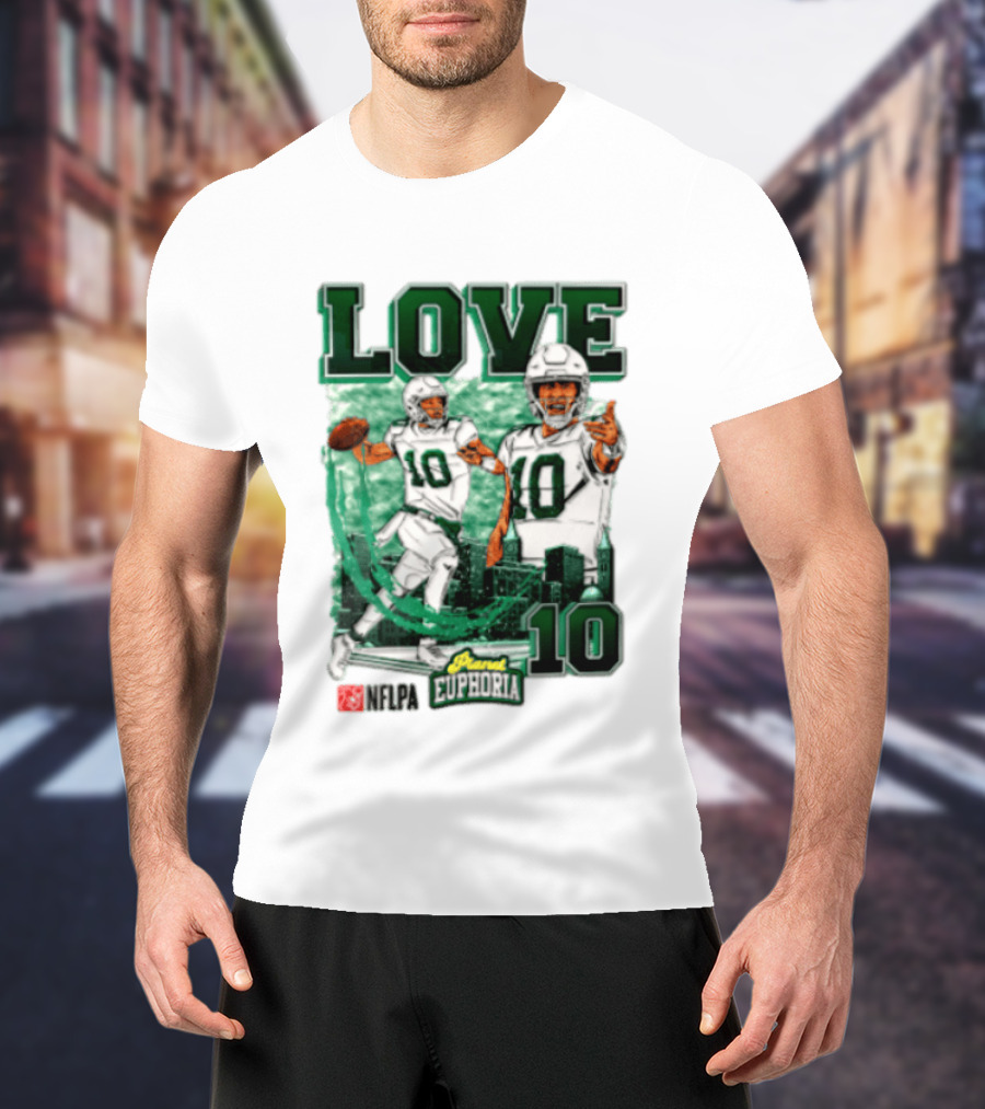 Jordan Love 10 NFLPA Euphoria Player Edition T-Shirt