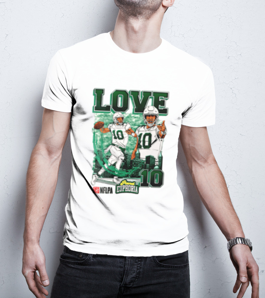 Jordan Love 10 NFLPA Euphoria Player Edition T-Shirt
