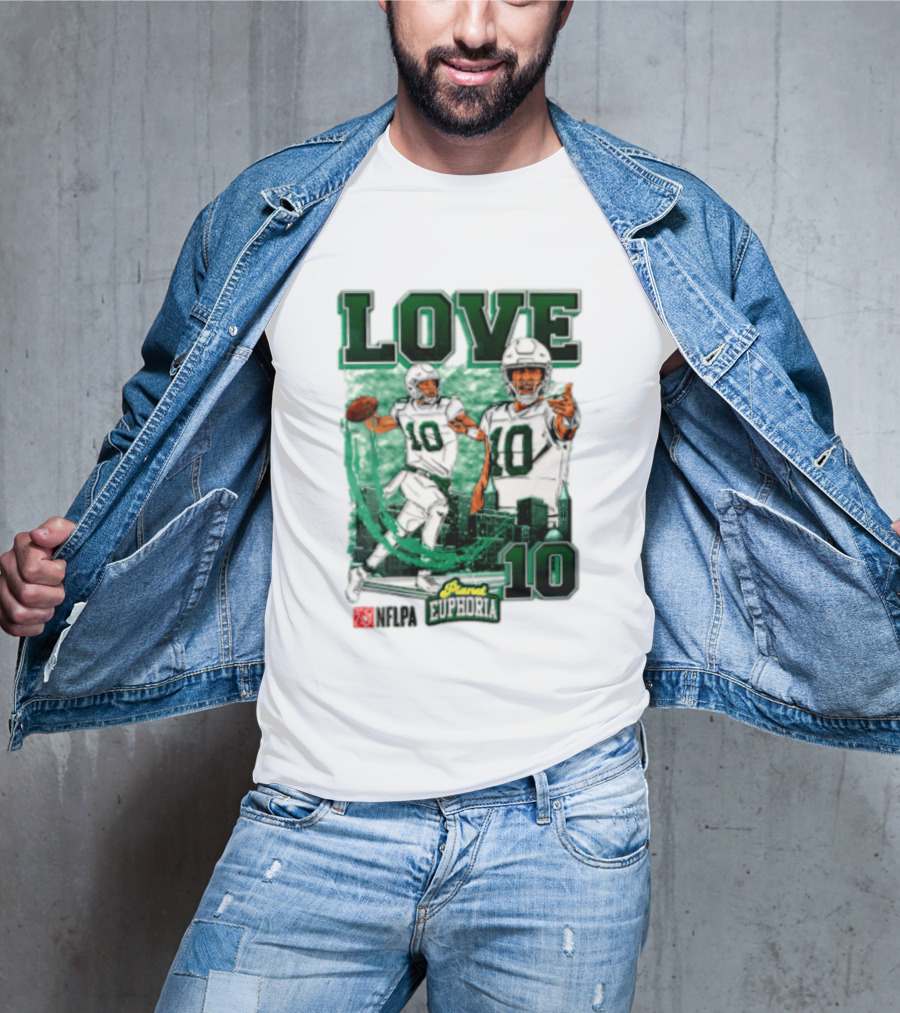 Jordan Love 10 NFLPA Euphoria Player Edition T-Shirt